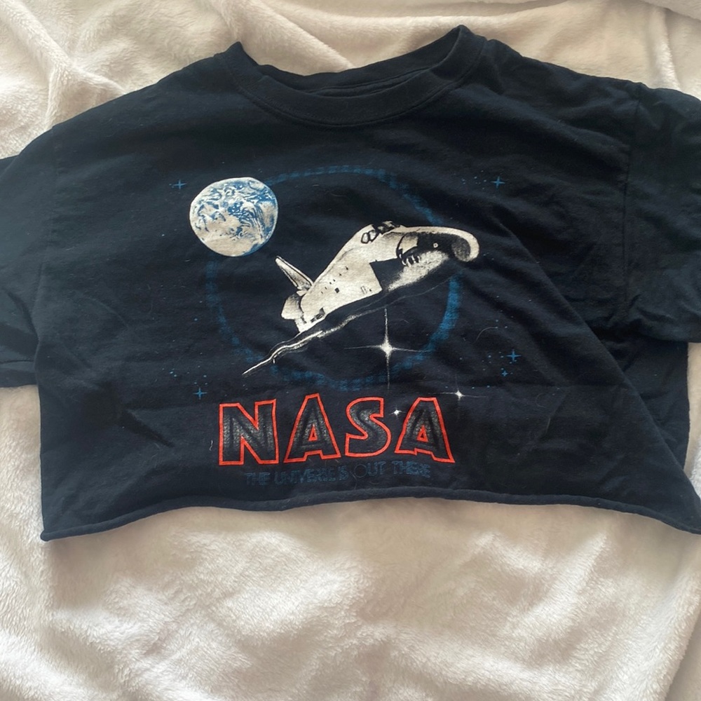 Pacsun Crop Nasa T Shirt